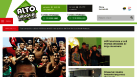What Radioaltouruguai.com.br website looked like in 2018 (7 years ago)