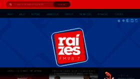 What Raizesfm.com.br website looked like in 2018 (6 years ago)