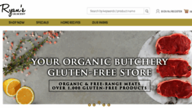 What Ryansgrocery.com website looked like in 2018 (6 years ago)