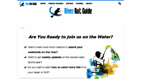 What Riverratguide.com website looked like in 2018 (6 years ago)