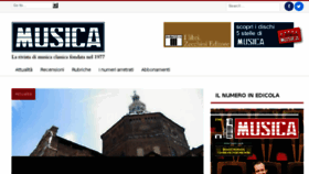 What Rivistamusica.com website looked like in 2018 (6 years ago)