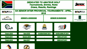 What Rinusgolf.co.za website looked like in 2018 (6 years ago)