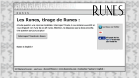 What Runes.bourzeix.com website looked like in 2018 (6 years ago)