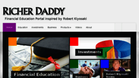 What Richerdaddy.com website looked like in 2018 (5 years ago)