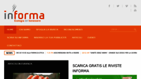 What Rivistainforma.it website looked like in 2018 (6 years ago)