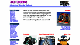 What Robotbooks.com website looked like in 2018 (5 years ago)
