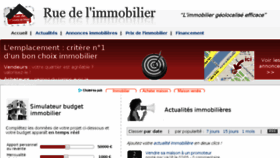 What Ruedelimmobilier.com website looked like in 2018 (6 years ago)