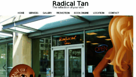 What Radicaltansalon.com website looked like in 2018 (6 years ago)