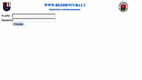 What Rezidentura.lt website looked like in 2018 (6 years ago)