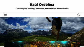 What Raulordonez.com website looked like in 2018 (6 years ago)