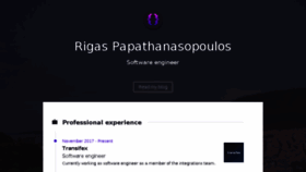 What Rigaspapas.com website looked like in 2018 (6 years ago)