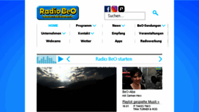 What Radiobeo.ch website looked like in 2018 (5 years ago)