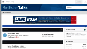 What Realestatetalks.com website looked like in 2018 (5 years ago)