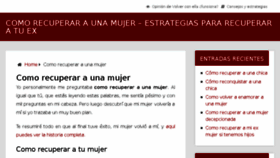 What Recuperaraunamujer.com website looked like in 2018 (6 years ago)