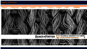 What Ramos-fortier.com website looked like in 2018 (5 years ago)