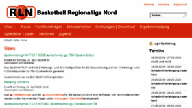 What Rln-basketball.de website looked like in 2018 (5 years ago)