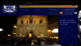 What Rossinioperafestival.it website looked like in 2018 (6 years ago)
