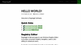 What Regmagik.com website looked like in 2018 (6 years ago)