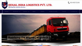 What Regalindialogistics.com website looked like in 2018 (6 years ago)