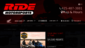 What Ridemotorsports.com website looked like in 2018 (5 years ago)