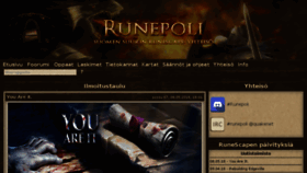 What Runepoli.org website looked like in 2018 (6 years ago)
