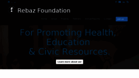 What Rebazfoundation.org website looked like in 2018 (6 years ago)
