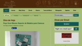 What Riscosedesenhos.com.br website looked like in 2018 (5 years ago)