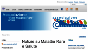 What Retemalattierare.it website looked like in 2018 (5 years ago)