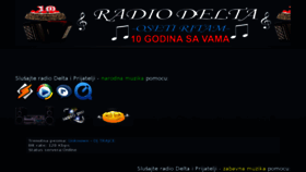 What Radio-delta.com website looked like in 2018 (5 years ago)