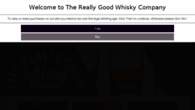 What Reallygoodwhisky.com website looked like in 2018 (5 years ago)