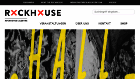 What Rockhouse.at website looked like in 2018 (5 years ago)