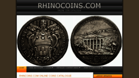 What Rhinocoins.com website looked like in 2018 (5 years ago)