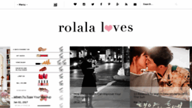 What Rolalaloves.com website looked like in 2018 (6 years ago)