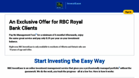 What Rbcinvestease.com website looked like in 2018 (5 years ago)