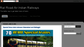What Railroadair.blogspot.com website looked like in 2018 (6 years ago)