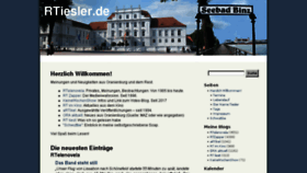 What Rtiesler.de website looked like in 2018 (5 years ago)
