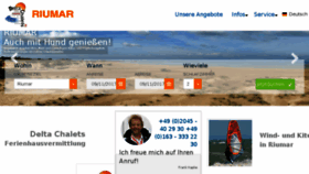 What Riumar.de website looked like in 2018 (5 years ago)
