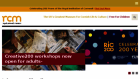 What Royalcornwallmuseum.org.uk website looked like in 2018 (5 years ago)