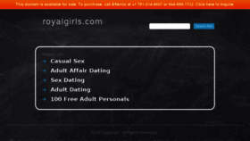 What Royalgirls.com website looked like in 2018 (5 years ago)