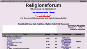 What Religionsforum-wogeheichhin.de website looked like in 2018 (5 years ago)