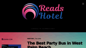 What Readshotel.com website looked like in 2018 (6 years ago)