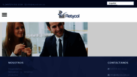 What Retycol.com.co website looked like in 2018 (5 years ago)