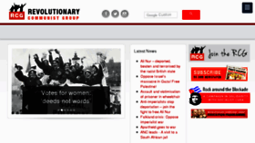 What Revolutionarycommunist.org website looked like in 2018 (5 years ago)