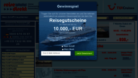 What Reisedirekt-cruises.de website looked like in 2018 (5 years ago)