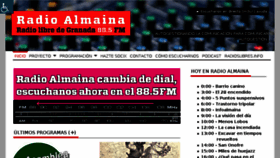 What Radioalmaina.org website looked like in 2018 (7 years ago)