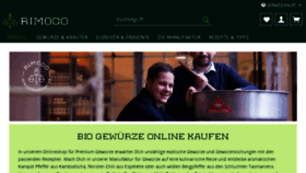 What Rimoco.de website looked like in 2018 (8 years ago)