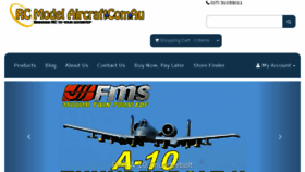 What Rcmodelaircraft.com.au website looked like in 2018 (5 years ago)