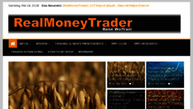 What Realmoneytrader.de website looked like in 2018 (5 years ago)