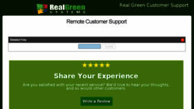 What Realgreensupport.com website looked like in 2018 (5 years ago)