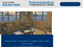 What Raintreechiro.com website looked like in 2018 (5 years ago)